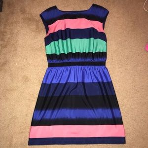 Anne Taylor petite multi color dress